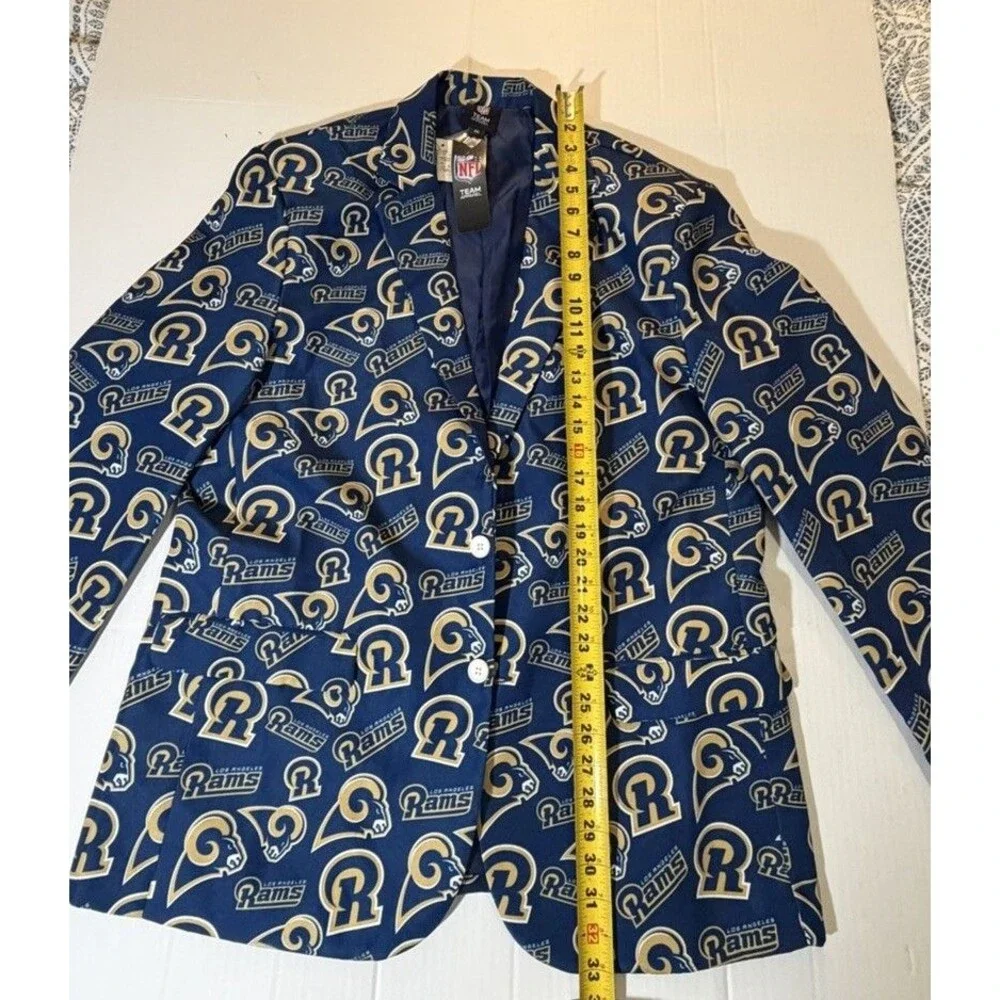NWT NFL Team Apparel Los Angeles Rams Blazer Sport Coat Jacket Size 46 L